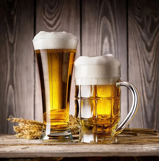 Deux verre de bière