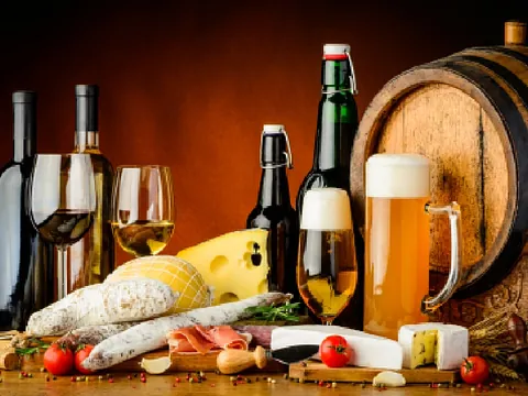 Nourriture et boissons variées